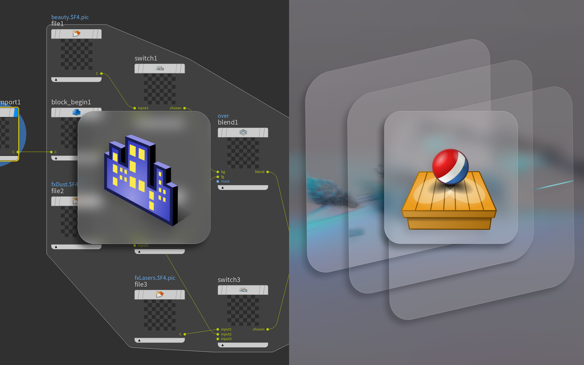 Live Multi-Layer Slap Comps with Copernicus and Solaris in Houdini 20.5